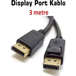 SpeedUF 3 Metre Displayport Kablo (V1.2 2160P Altın Uçlu)