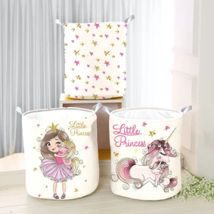 Çocuk Odası Dijital Baskılı  Çok Amaçlı 3'lü Sepet Model 0009