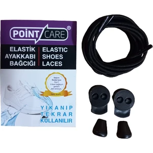 Point Care Akıllı Kilitli Elastik Ayakkabı Bağcık 100 cm