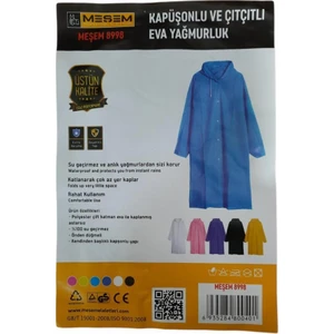 8998 Kapüşonlu ve Çıtçıtlı Eva Yağmurluk