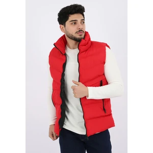 Stil Kombin Stil Kombin Uzun Fermuar Cepli Çapraz Şişme Yelek Pldp 2923