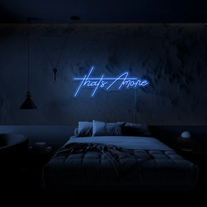 Honey Concept That's Amore Neon LED Duvar Yazısı Dekoratif Duvar Aydinlatmasi Gece Lambası