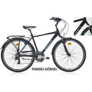28J Bianchi Travel 504 Şehir Bisikleti - Siyah Turkuaz - 48
