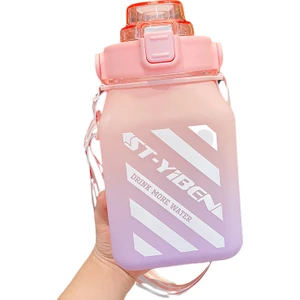 1500 ml Büyük Kapasiteli Spor Su Şişesi (Yurt Dışından)