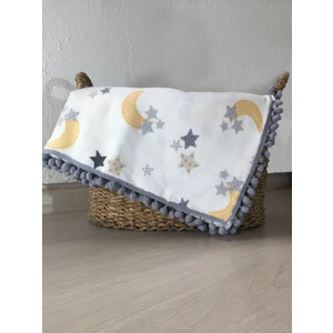 Lief Home Flanel ( Pazen ) Bebek Battaniyesi 100X115 | Çift Taraflı