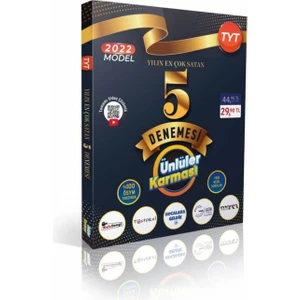 Ünlüler Karması 2022 TYT 5 Deneme