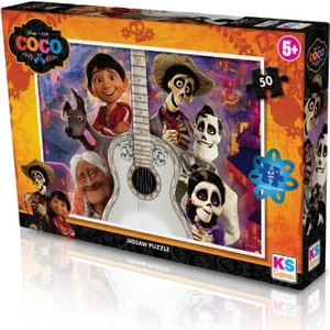KS Games 50 Parça Puzzle Coco Lisanslı Ürün