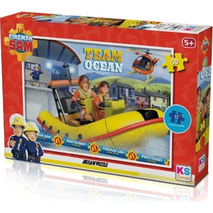 Ks Games 50 Parça Puzzle Fireman Sam Lisanslı Ürün