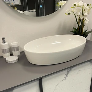 Seramik Cerastyle One 67 x 42 cm Tezgah Üstü Çanak Lavabo