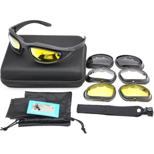 Polarize UV400 Taktik Gözlük - Siyah (Yurt Dışından)