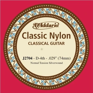 galli Daddario J2704 Klasik Gitar Teli Tek 4 No Re