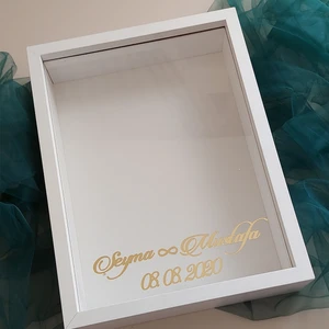 Isimli 30X40 cm 8 cm Derinlikli Yeni Trend Tasarım Anı Çerçevesi!