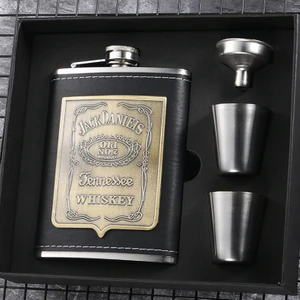 Cep Şişesi Seti 8 Oz Eski Jack Patch Core (Yurt Dışından)