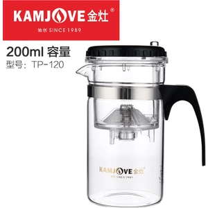 Yüksek Kaliteli Tp 120 200 Ml Çaydanlıklar Cam Çay Kettle Basın Düğmesi İle Zarif Kupası Demlik | Çaydanlıklar (Yurt Dışından)