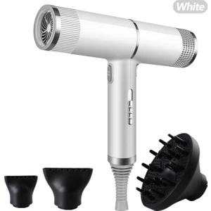 Negatif Iyon Saç Kurutma Makinesi Profesyonel Salon Saç Kurutma Makinesi Ev Güçlü Hızlı Kuruyan Rüzgar Gale Hız Taşınabilir Blow Kurutucu Anyon | Saç Kurutucular (Beyaz) (Yurt Dışından)
