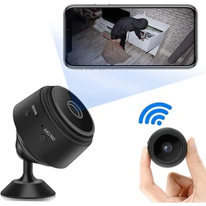 Sanlindousanlindou Mini A9 Kablosuz Wifi 1080P Hd Güvenlik Kamerası -Siyah (Yurt Dışından)