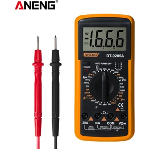 Multimetre Dijital Ac/dc Transistör Test Cihazı Elektrik Esr Ncv Test Metre Profesyonel Analog Otomatik Aralık Multimetre (Yurt Dışından)