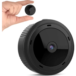 Mini Kamera Wifi 1080 P W10 Kablosuz Hd Ip Gece Görüş Ev Güvenlik Hareket Algılama Dvr Kam Kapaklı App İle Kapalı Açık (Siyah) (Yurt Dışından)