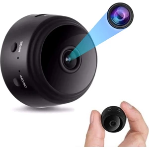 Mini , Full Hd 1080P , Döngü Kayıt Ve Gece Görüş Ve Hareket Algılama İle Mini Kablosuz Kamera, 32G Sd Kart (Siyah) (Yurt Dışından)