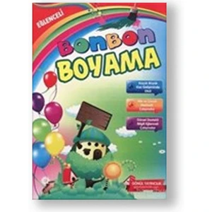 Gönül Yayıncılık Eğleceli Bonbon Boyama ( Çek-Kopar Boya-As 72 Sayfa )