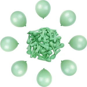 Patladı Gitti 5 Inç Makaron Mint Yeşili Mini Balon 10 Adet