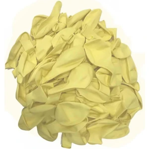 Patladı Gitti 12 Inç Makaron Sarı Balon 10 Adet