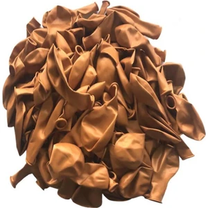 Patladı Gitti 12 Inç Metalik Gold Balon 10 Adet