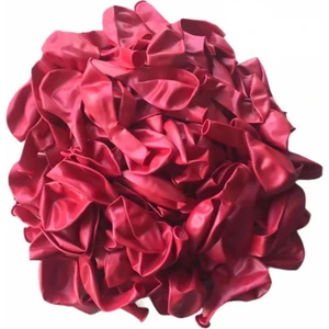 Patladı Gitti 12 Inç Metalik Kırmızı Balon 10 Adet