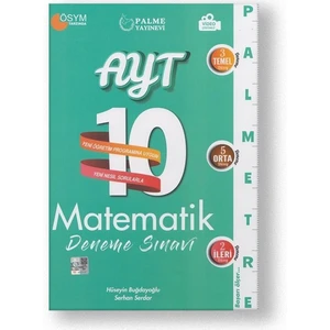 Palme Yayıncılık Palme Yayıncılıktre YKS AYT Matematik 10 Deneme Vid.çöz.yeni