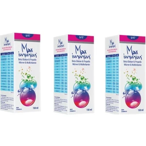 Max Immun Multivitamin Multivitamin Şurup 150 ml 3 Adet