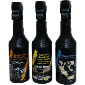 3'lü Set Motor Tem,Torpido Bakım Losyonu,Detay Tem. 500'er Ml