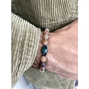 Padore Accessory Kalsedon Taşları ile Dizayn Edilmiş Çok Şık Doğal Taş Bileklik