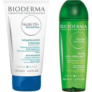 Node Ds+ Shampooing 125 Ml+Bioderma Node Fluid Shampoo 200 ml
