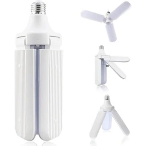 Pervane Şeklinde Katlanabilir-Açısı Ayarlanabilir 45W Beyaz LED Ampul
