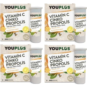 Vitamin C Çinko Propolis 20 Efervesan Tablet 4 Adet