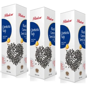 Çörekotu Yağı - Soğuk Pres 3 x 250 ml (Yerli)
