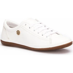 U.S. Polo Assn.  Jojo Metal Armalı Bagcıklı Hakıkı Derı Ayakkabı Beyaz