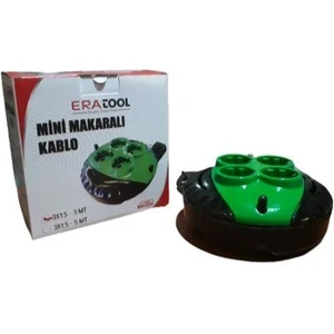 Mini Makaralı Kablo 3x1,5 (3 Metre)