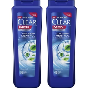 Men Erkek Şampuan Cool Sport Menthol Kepeğe Karşı Etkili 485 ml x 2 Adet