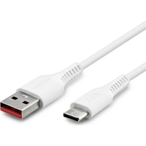 Type-C Şarj Kablosu 25CM - 2.0 A Beyaz Hızlı Şarj  Powerbank ve Data Kablosu CL46