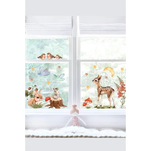 Ceylan ve Arkadaşları Çocuk Odası Cam Duvar Sticker Seti