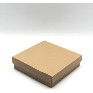 Feza Kutu 23X23X6 Kraft Çok Amaçlı Kutu Karton Kutu (10 Adet)