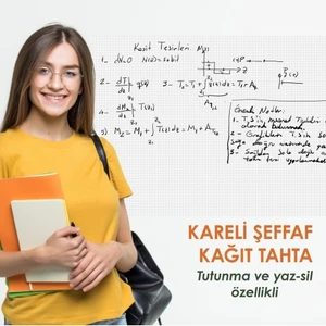 Sihirli Tahta Kareli Şeffaf Kağıt Tahta