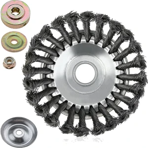 Guangdong Spirit Koni Düğümlü Telli Çim Biçme Kesici Kafası, Metal Çim Biçme Makinesi Fırça Kesici Ataşmanı Için Ayıklama Tepsisi (6 Inç)