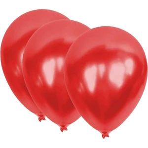 Best Parti 12 Inç Metalik Kırmızı Balon 50'li