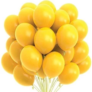 Best Parti Sarı Pastel Balon 30 Adet
