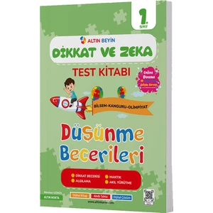 1. Sınıf Altın Beyin Dikkat ve Zeka Kitabı Altın Nokta Yayınevi