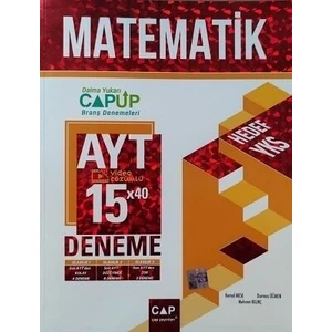 Çap Yayınları AYT Matematik 15 x 40 Up Deneme