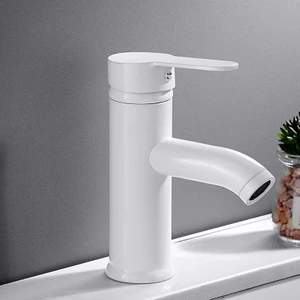 Flora Beyaz Lavabo Bataryası
