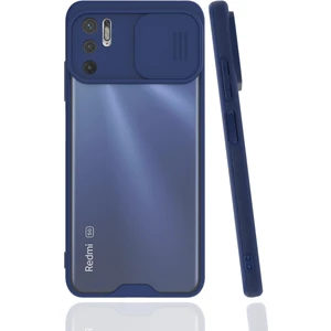 Xiaomi Poco M3 Pro Kılıf Platin Kamera Koruma Silikon - Lacivert